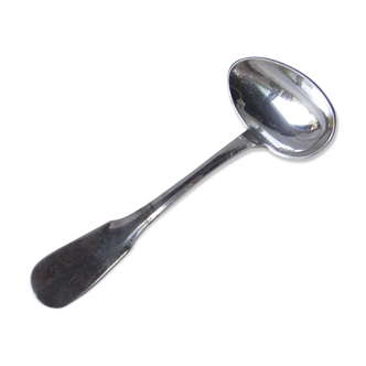 Old spoon boiled silver metal punch ercuis