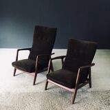 Rock Siësta Lounge Chairs by A. Relling and T. Bekken for Arnestad Bruk, Norway, 1957, Set of 2