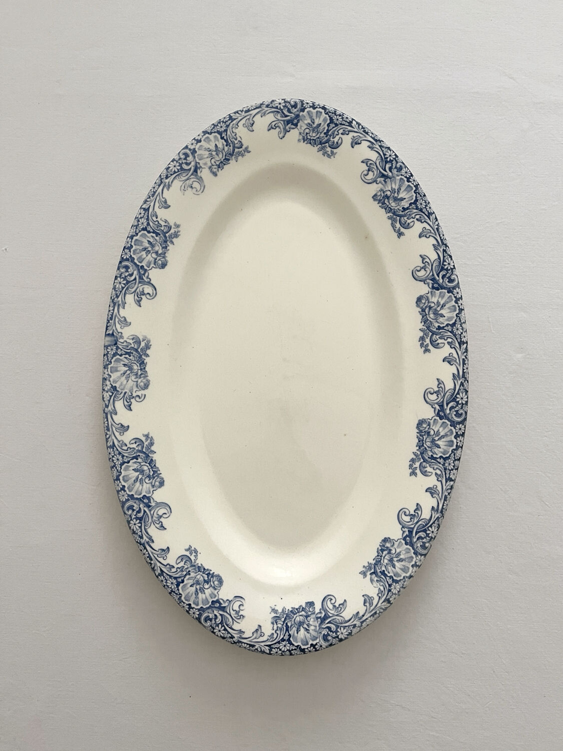Oval dish in ironstone "Montespan" Salins