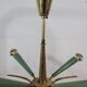 Vintage Sputnik chandelier or suspension in Stilnovo brass