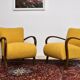 Art Deco armchairs in the style of Halabal, 1930s