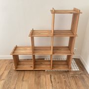 80's pine bookshelf