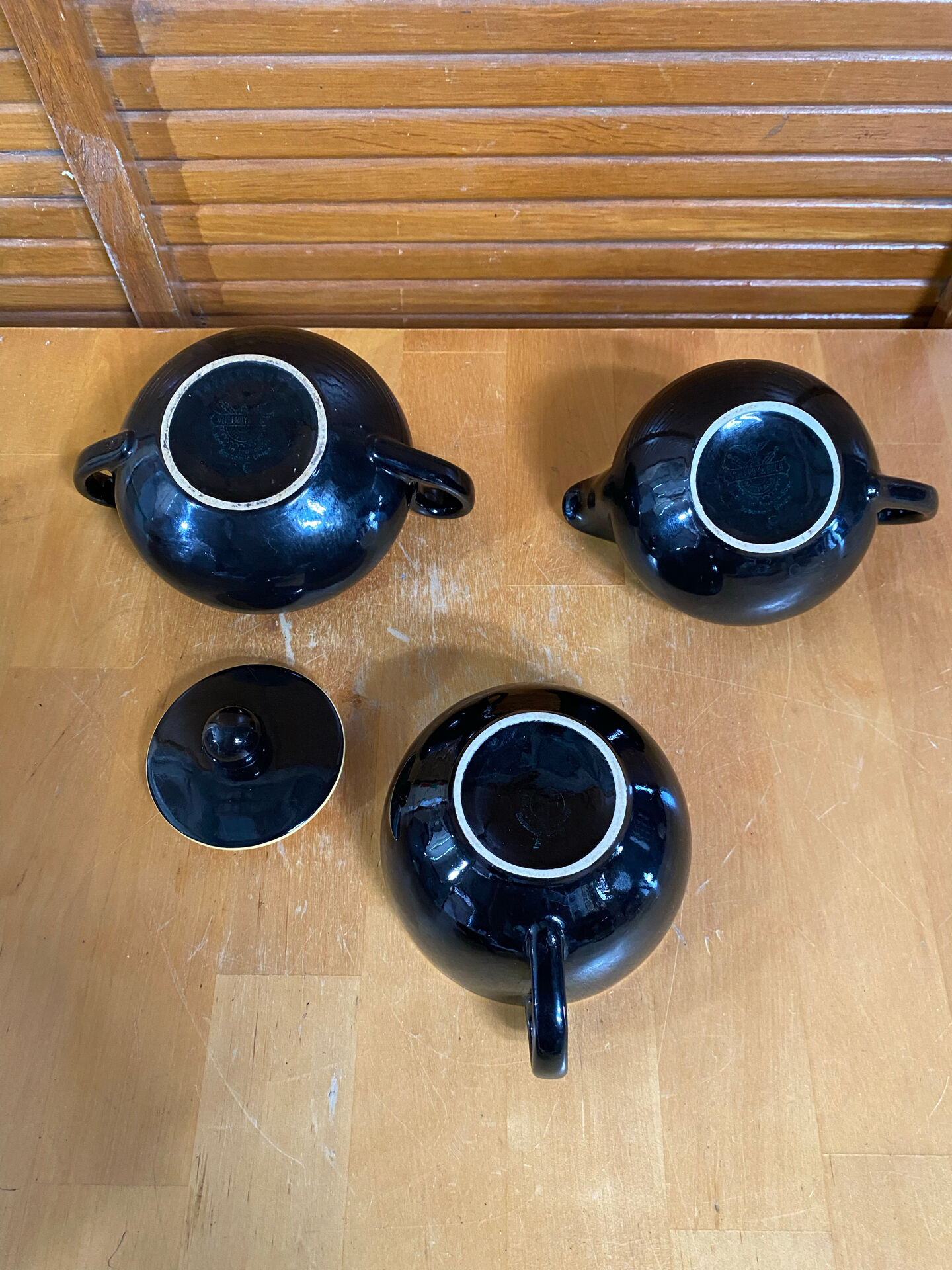 Tea service café ancien villeroy & boch model biarritz vintage ceramic