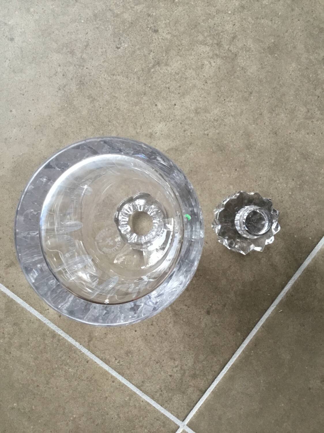 Lorraine crystal carafe