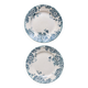 Antique dessert plate, ironstone, Moulin des Loups, Marie Louise.