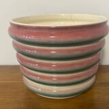 Old Sarreguemines ceramic flowerpot France 5785 vintage