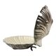 Silver-Plated Shell Butter Dish Caviar Holder Made in England