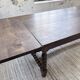 Solid oak table 1900 drapery style XL 280cm with extensions