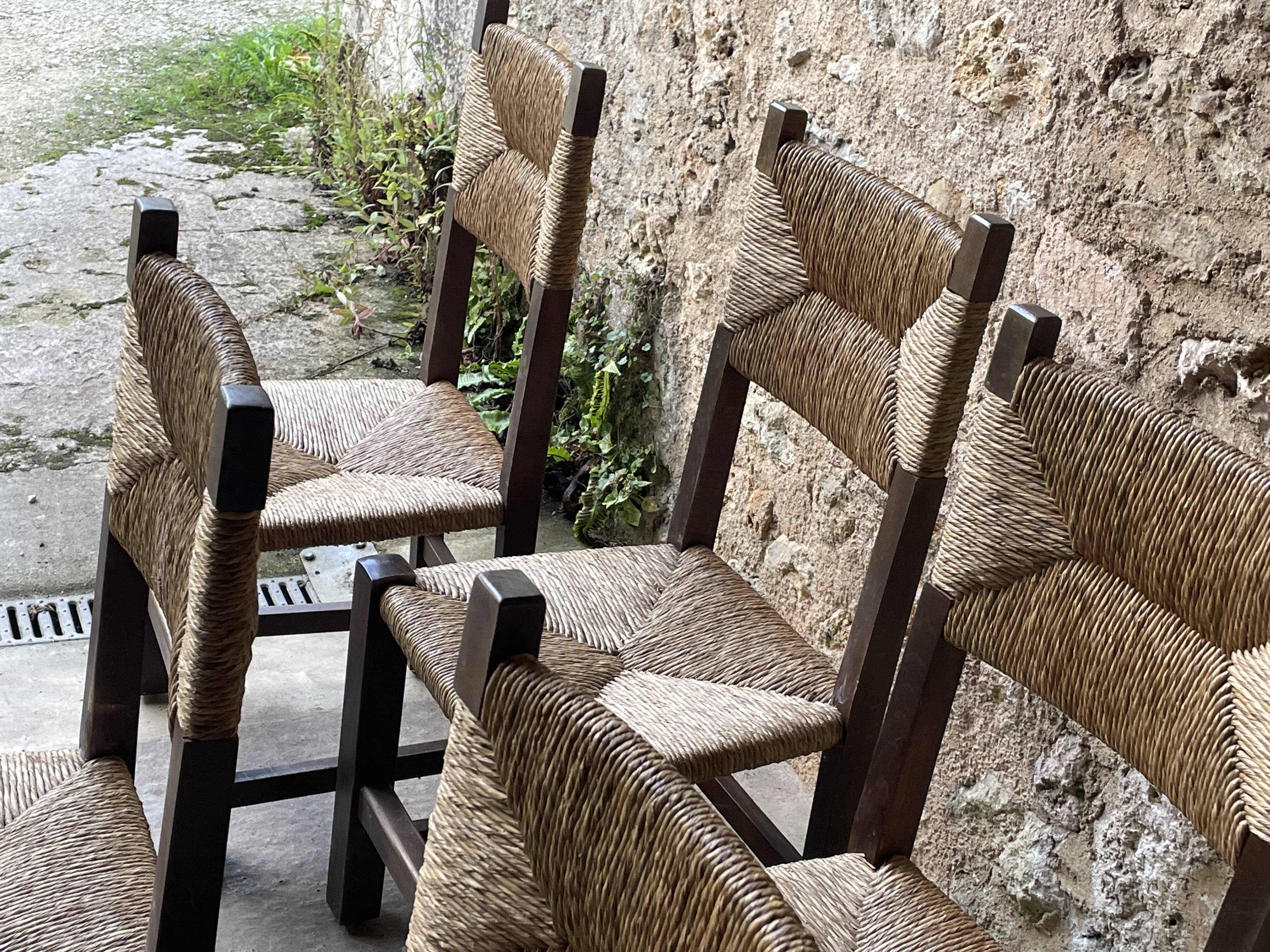Vintage straw chairs