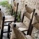 Vintage straw chairs