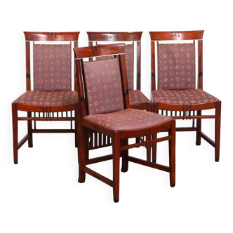 Set of four luxurious Schuitema dining chairs from the Decoforma series