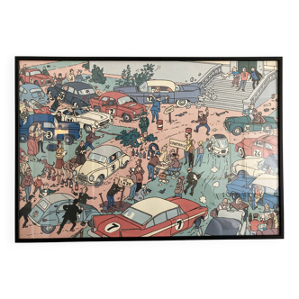 Hergé - tintin - le rallye automobile
