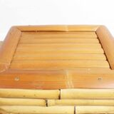 Set of 2 stools in bamboo 1970