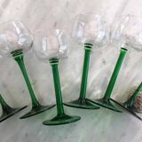 Set de 12 verres à vin d’Alsace en cristallin