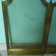 Old solid brass chimney fire barrier, 3 shutters, 2 handles