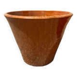 Pot XXL - Jardinière couleur miel en céramique marocaine
