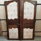 Pair of antique wardrobe doors
