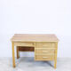 Desk in rattan and caning