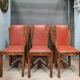 Series of 6 art deco chairs