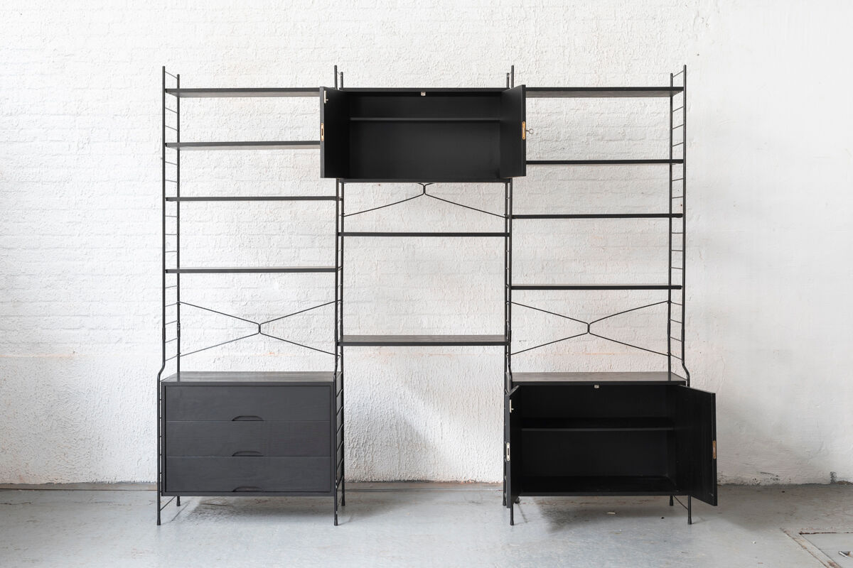 3-Bay shelving system by WHB, Germany, 1960’s