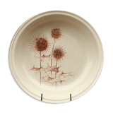 Hollow dish Sarreguemines "Thistles"