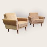 Twee Mid Century fauteuils