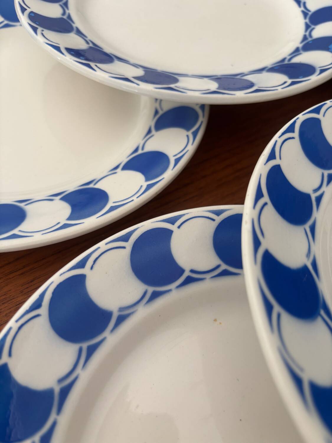 Set of 6 Digoin Sarreguemines dessert plates – Dorothy model – v