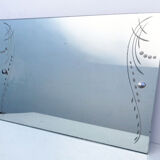 Miroir gravé 42x60 cm