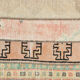 Neutral narrow vintage runner rug,64x262cm