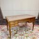 Bureau Plat Double Face En Acajou De Style Louis XVI XIX Eme Siècle