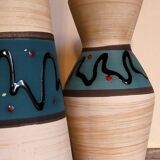 W vase duo.  Germay 50s