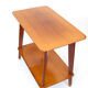 Lacquered wood serving table