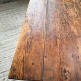 Monastery-style farmhouse table, pine, 210cm