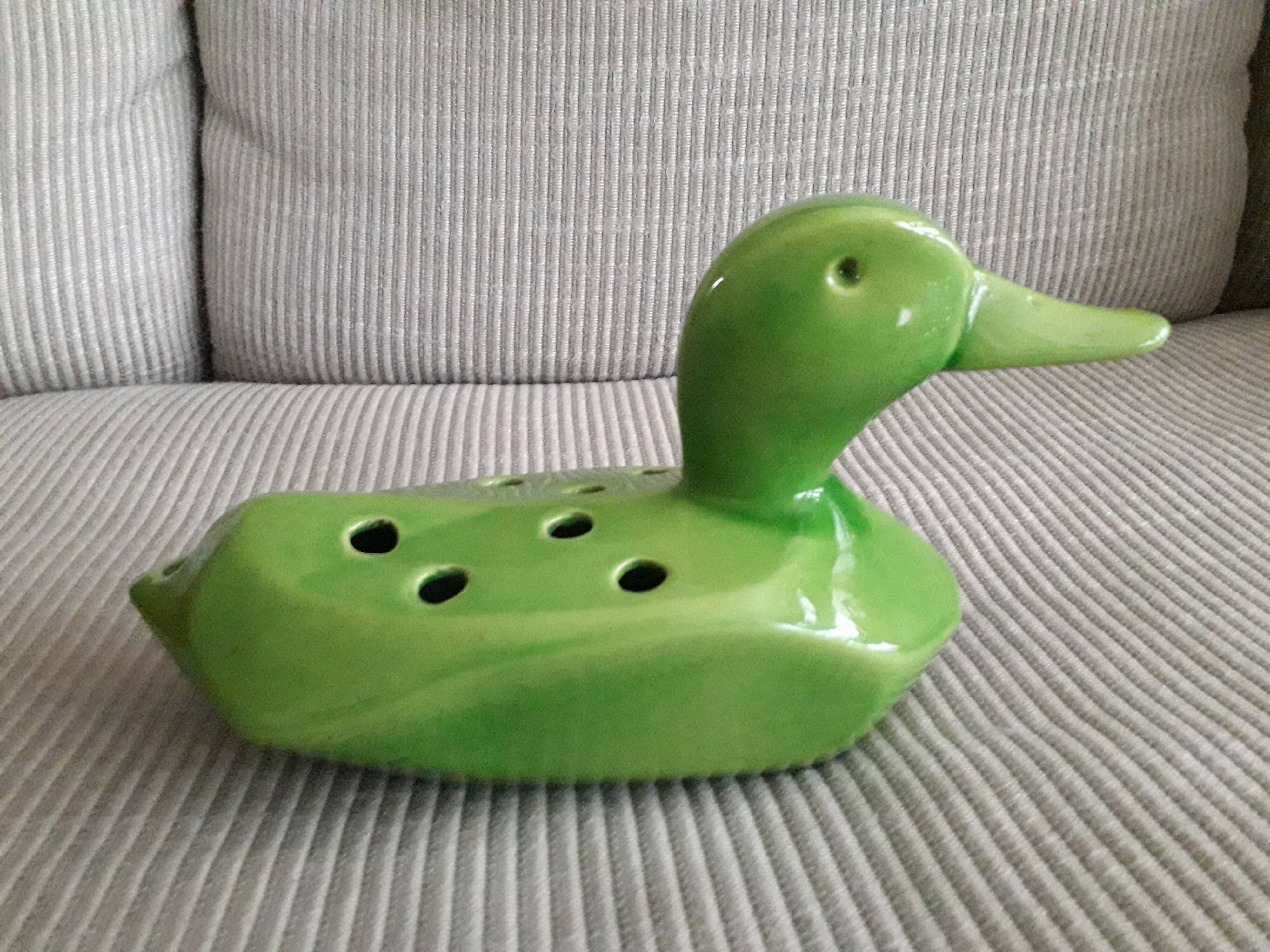 Vintage ceramic duck