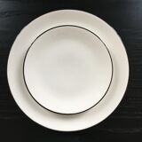 Set 2 porcelain plates