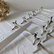 Set of 12 Christofle knife rests, Moderne 1912 model