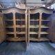 Pair of high-quality solid oak Norman wardrobes, "Cauchoise" model from the 1960s-1970s.