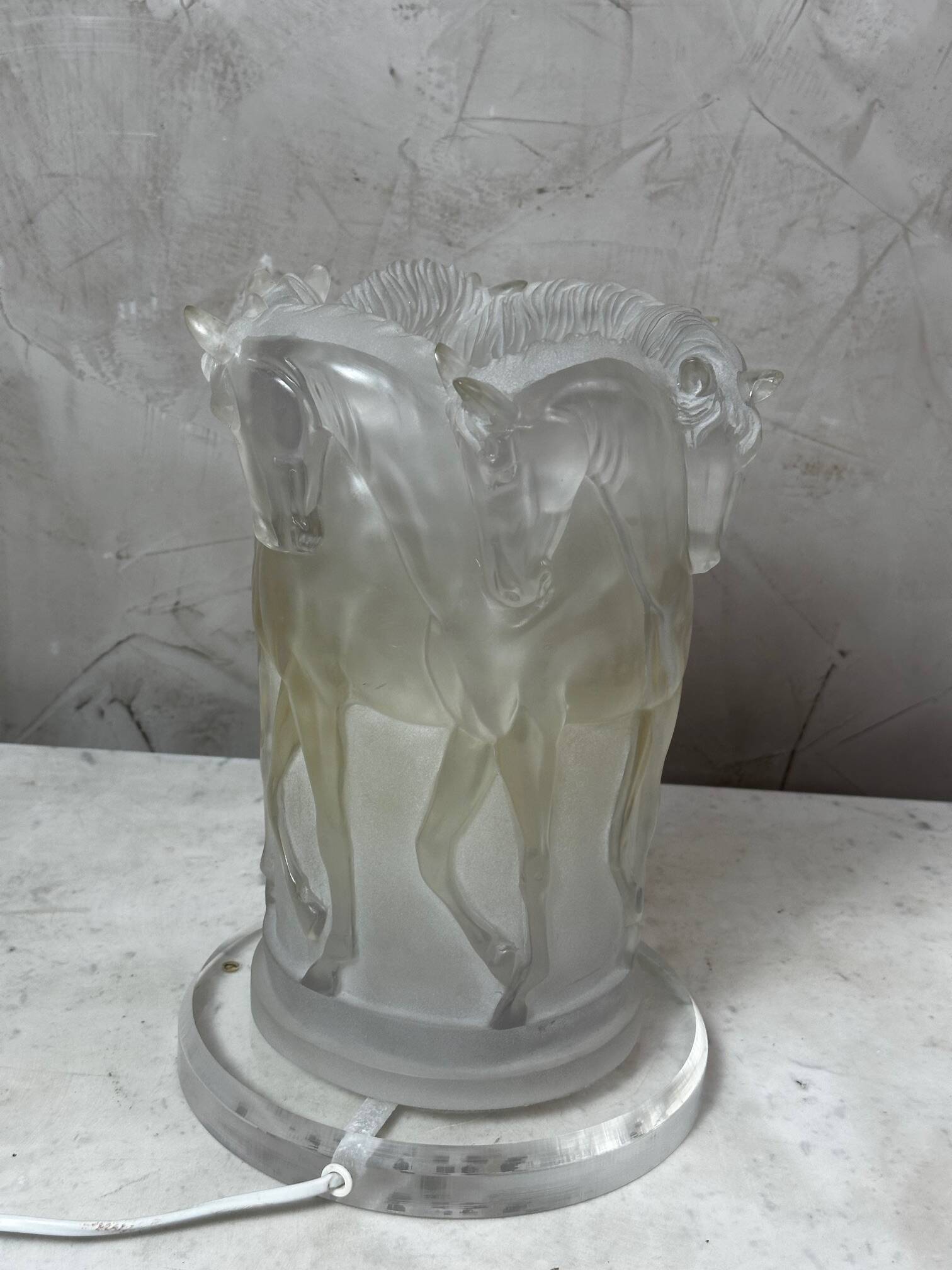 Plexiglass lamp 1970