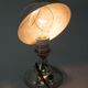 1930s Art Deco Nickel-Plated Petite Table Lamp with Adjustable Dome Shade
