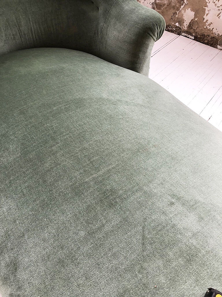 Meridian Napoleon III green velvet