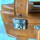 Vintage imitation leather suitcase