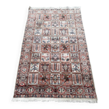 Persian rug in wool and silk