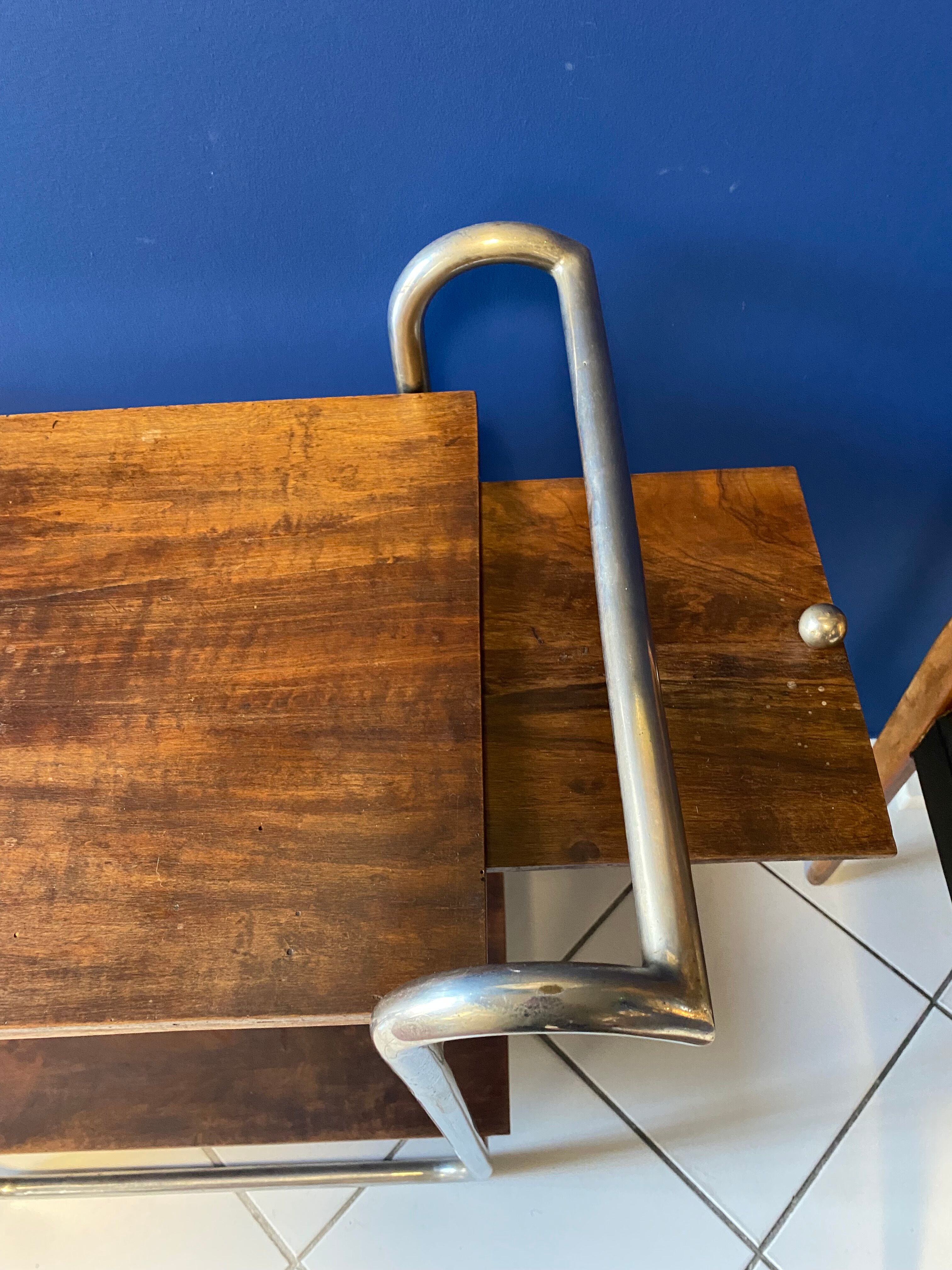 Wooden and chrome service 1930