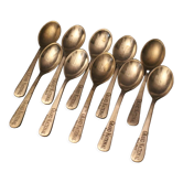 Set of 10 small spoons marked Grand National Railway