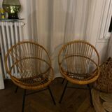 Set of 2 Dirk Rohe Noordewolde armchairs from the 60s