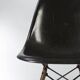 Chaise d'appoint noire Eames DSW originale vintage Herman Miller
