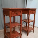 Pair of bedside art nouveau
