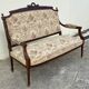 Wooden bench Louis XVI style