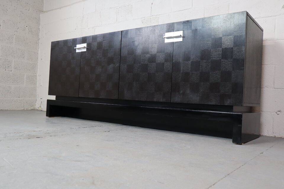 Minimalist oak sideboard by Jean Batenburg for MI, Belgium