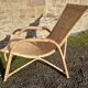 Rattan deck chair from the 70s/80s.